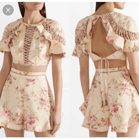 Zimmermann Pants - Zimmermann Short Set